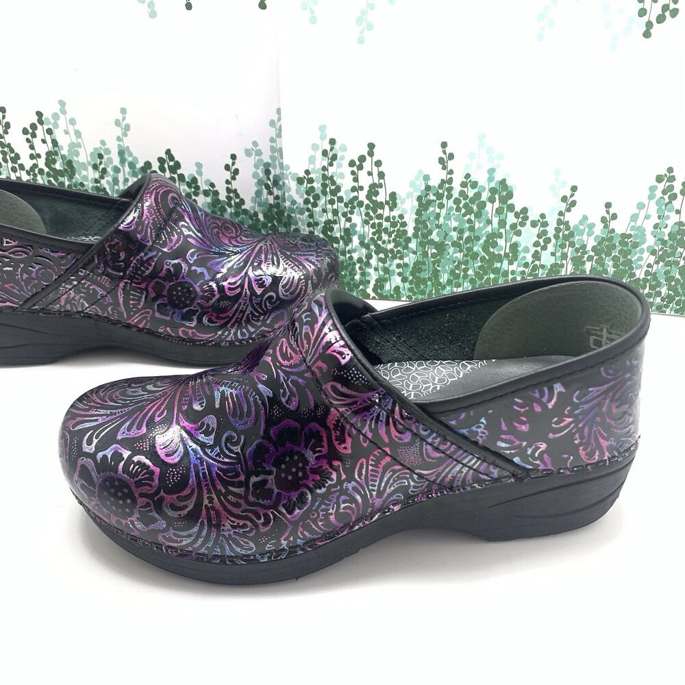 Dansko XP 2.0 Design Leather Professional Clogs Size 38 EU Or 7.5-8 US Women’s - Picture 3 of 16